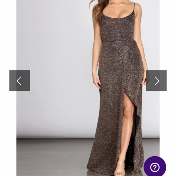 Windsor Dresses & Skirts - Windsor UNALTERED Glitter Prom Dress